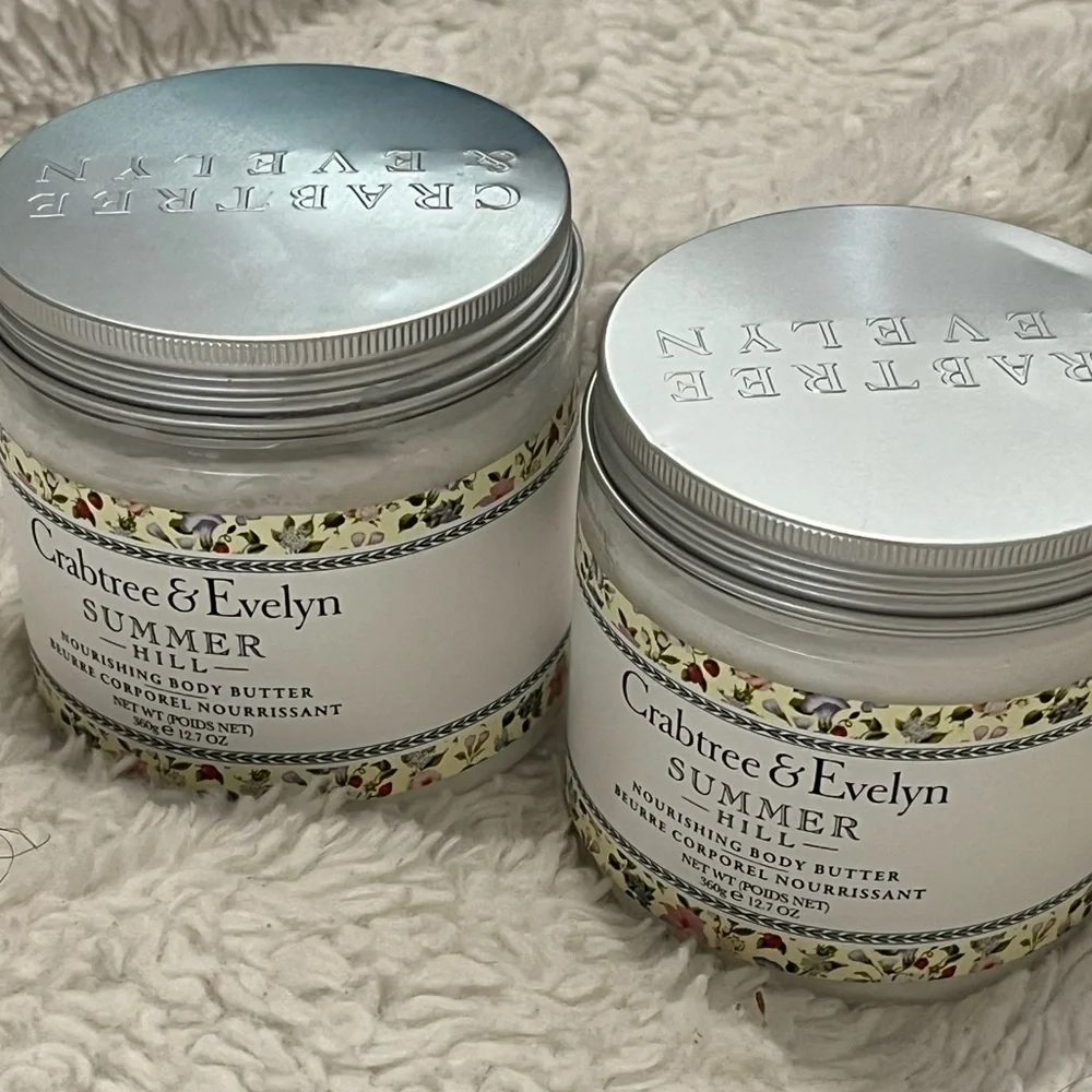 Crabtree & Evelyn Summer Hill Nourishing Body Butter Set of 2
